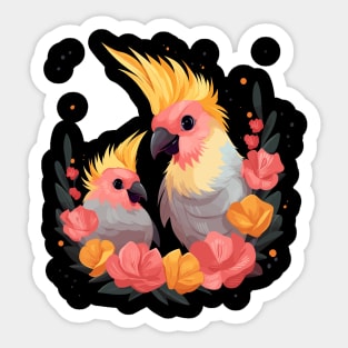 Cockatiel Mothers Day Sticker